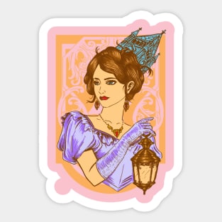 The Victorian Lady Sticker